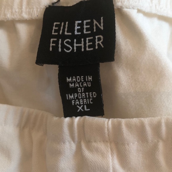 Eileen Fisher White  pants - Picture 4 of 8
